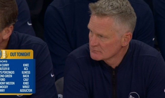 开云体育下载-不忍直视！勇士本场对阵尼克斯 大小库里&amp;巴特勒&amp;追梦等8人缺席